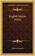 Cover: English Metres (1922) - Kessinger Publishing