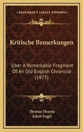 Cover: Kritische Bemerkungen - Kessinger Publishing