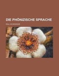 Cover: Die Phonizische Sprache - Rarebooksclub.com