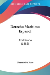 Abbildung von: Derecho Maritimo Espanol - Kessinger Publishing