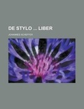 Cover: de Stylo Liber - Rarebooksclub.com