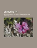 Cover: Berichte (7) - Rarebooksclub.com