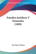 Bild: Estudios Juridicos Y Notariales (1899) - Kessinger Publishing