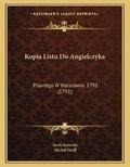 Cover: Kopia Listu Do Angielczyka - Kessinger Publishing