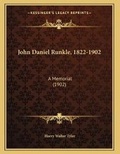Cover: John Daniel Runkle, 1822-1902 - Kessinger Publishing