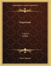 Enlarge image Cover: Imperium - Kessinger Publishing
