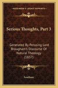 Enlarge image Cover: Serious Thoughts, Part 3 - Kessinger Publishing