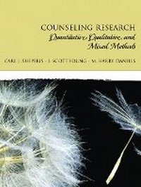 Enlarge image Cover: Counseling Research - Pearson