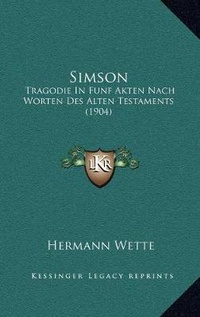 Enlarge image Cover: Simson - Kessinger Publishing