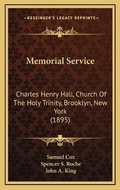 Cover: Memorial Service - Kessinger Publishing