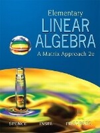 Abbildung von: Elementary Linear Algebra - Pearson