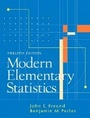 Cover: Modern Elementary Statistics - Pearson