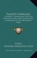 Cover: Plato's Gorgias - Kessinger Publishing