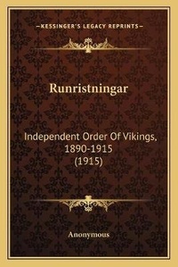 Abbildung von: Runristningar - Kessinger Publishing