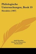 Cover: Philologische Untersuchungen, Book 19 - Kessinger Publishing
