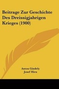 Cover: Beitrage Zur Geschichte Des Dreissigjahrigen Krieges (1900) - Kessinger Publishing