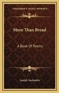 Cover: More Than Bread - Kessinger Publishing