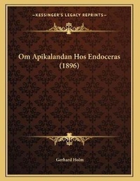 Abbildung von: Om Apikalandan Hos Endoceras (1896) - Kessinger Publishing