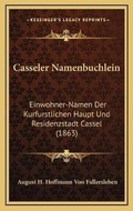 Cover: Casseler Namenbuchlein - Kessinger Publishing