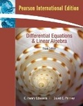 Cover: Differential Equations and Linear Algebra - Pearson