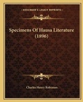 Cover: Specimens Of Hausa Literature (1896) - Kessinger Publishing