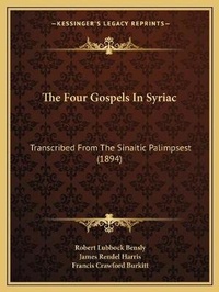 Enlarge image Cover: The Four Gospels In Syriac - Kessinger Publishing