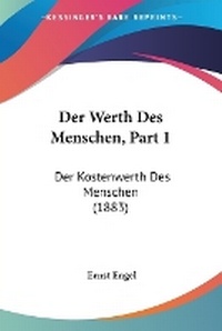 Enlarge image Cover: Der Werth Des Menschen, Part 1 - Kessinger Publishing