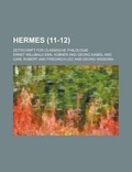 Cover: Hermes; Zeitschrift Fur Classische Philologie (11-12 ) - Rarebooksclub.com