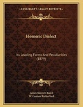 Cover: Homeric Dialect - Kessinger Publishing