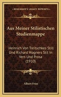 Cover: Aus Meiner Stilistischen Studienmappe - Kessinger Publishing