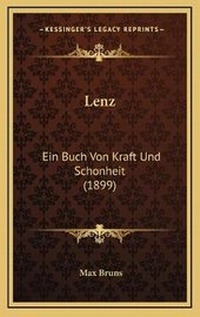 Enlarge image Cover: Lenz - Kessinger Publishing