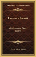 Cover: Lawrence Barrett - Kessinger Publishing