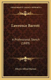 Enlarge image Cover: Lawrence Barrett - Kessinger Publishing