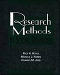 Cover: Research Methods in Social Relations - Wadsworth Publishing Co Inc