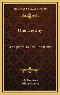 Enlarge image Cover: One Destiny - Kessinger Publishing