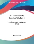 Cover: Die Flurnamen Des Busecker Tals, Part 1 - Kessinger Publishing