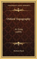 Cover: Oxford Topography - Kessinger Publishing