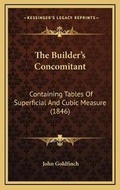 Cover: The Builder's Concomitant - Kessinger Publishing