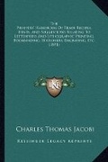 Cover: The Printers' Handbook Of Trade Recipes, Hints, And Suggestions Relating To Letterpress And Lithographic Printing, Bookbinding, Stationery, Engraving, Etc. (1891) - Kessinger Publishing