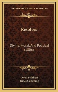 Enlarge image Cover: Resolves - Kessinger Publishing