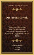 Cover: Der Prozess Czynski - Kessinger Publishing