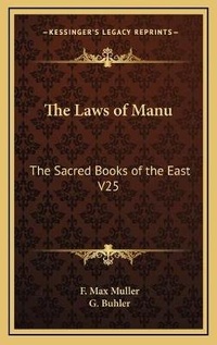 Enlarge image Cover: The Laws of Manu - Kessinger Publishing