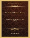 Cover: The Study Of Natural History - Kessinger Publishing
