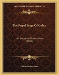 Cover: The Pupal Stage Of Culex - Kessinger Publishing