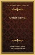 Cover: Amiel's Journal - Kessinger Publishing