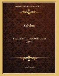 Enlarge image Cover: Zebulun - Kessinger Publishing