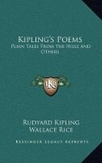 Enlarge image Cover: Kipling's Poems - Kessinger Publishing