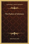 Cover: The Psalms of Solomon - Kessinger Publishing