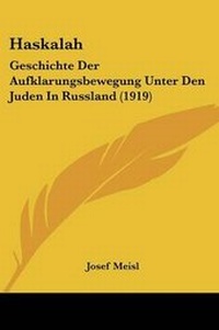 Enlarge image Cover: Haskalah - Kessinger Publishing