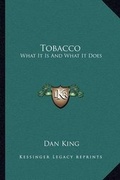 Cover: Tobacco - Kessinger Publishing